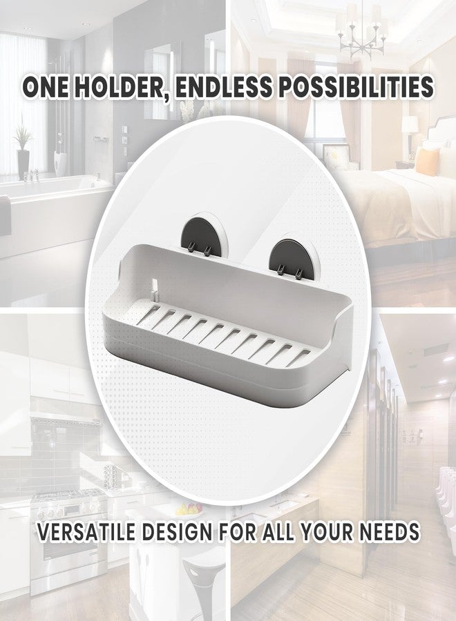 iBELL Multifunctional Soap Holder for Shower | Wall Mounted Soap Dish with Adhesive | Removable Soap Dish for Bathroom, Kitchen, and Hotel Use - Image 4